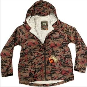 NWT Howler Brothers Bros Aguacero Rain Jacket in jungle regime. NEW WITH TAGS